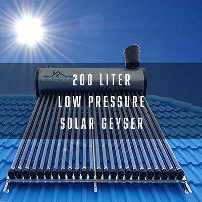 200 Liter Low-Pressure Solar Geyser